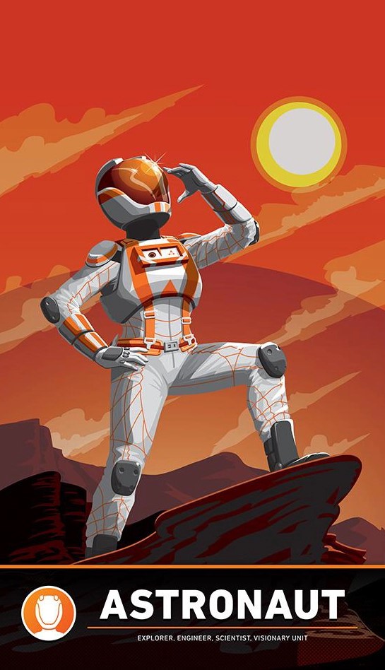 Vuforia Astronaut target marker