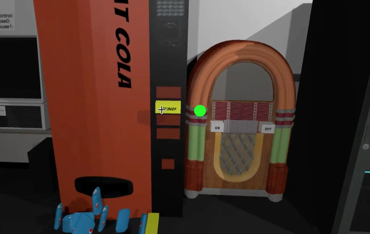Interactable vending machine and music jukebox